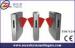 Security access control Turnstile flap barrier gate with wide channel 600 - 900 mm