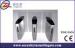 Pedestrian Security Turnstiles flap barrier gate for airport passenger terminal