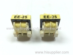 EE25 high voltage step up transformer horizontal pin4+4