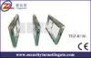 OEM RFID Swing Gate Turnstile , Glass Turnstile retractable barrier gate