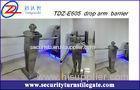 High Security Swing barrier gate Robot Optical Turnstiles with Single pole