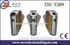 Custom bi - directional Security Flap Barrier Gate Pedestrian Turnstiles