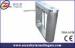 Turnstile Security Systems Pedestrian Barrier Gate With cctv camera system
