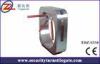 Metal Turnstile Security Products with voice monitoring system for office building , bank