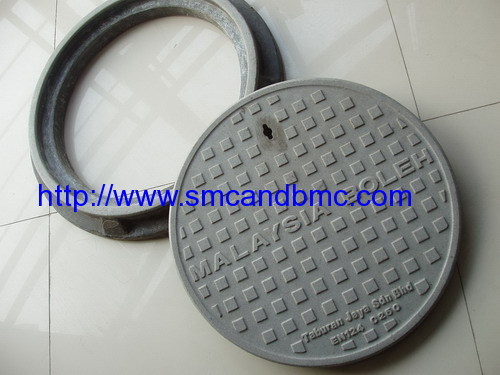 High corrosion resistant and flam retardant FRP round manhole cover