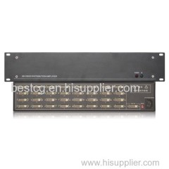 DVI Splitter 1 to 32 output option Guangzhou Geffen manufactory HDMI VGA option