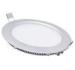 Super Slim 16W 1280lm 240V D240mm LED Flat Panel Lighting For Workshop