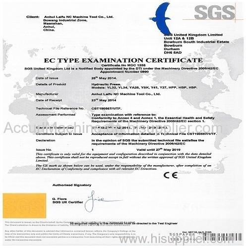 CE Certification after SGS Inspection-2