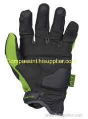 Mechanix Wear Gloves The Safety M-Pact 2 Gloves Heavy Duty Protection Hi-Vizibility / Reflective Gloves