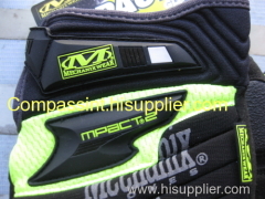 Mechanix Wear Gloves The Safety M-Pact 2 Gloves Heavy Duty Protection Hi-Vizibility / Reflective Gloves