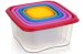 14 Pieces storage container with lid - Multi colored storage sets