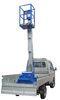 Truck-Mounted 125Kg and 9 Meters Height Aluminum Aerial Work Platform Single Mast