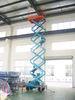 7.5 Meters Vertical electric small scissor lift , Telescopic hydraulic lift table