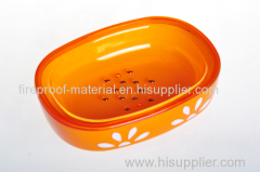 sunflower soap dish PS plastic double thickness