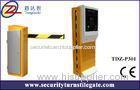 Access control automatic car park payment machines with crash barrier