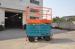 11 Meters self-propelled mobile scissor lift , mobile manlift with manganese steel lifting arm