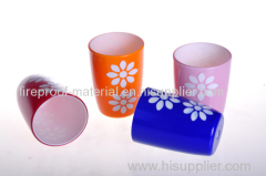 sunflower tooth cup PS plastic double thickness