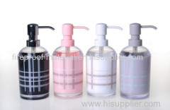 british style double thickness plastic lotion pump bottle