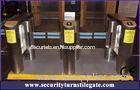 Automatic Pedestrian Turnstile Gate / Controlled Access Glass Turnstiles