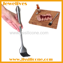 Stainless steel handled with silicone brush in china