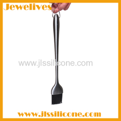 Stainless steel handled with silicone brush