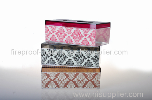 baroque style ps plastic tissue box