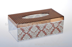 baroque style ps plastic tissue box