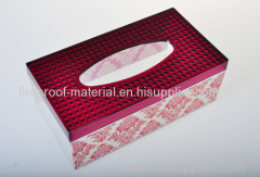 baroque style ps plastic tissue box