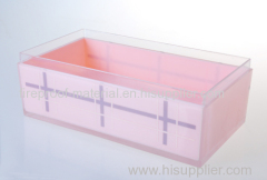 british style double thickness plastic tissue box