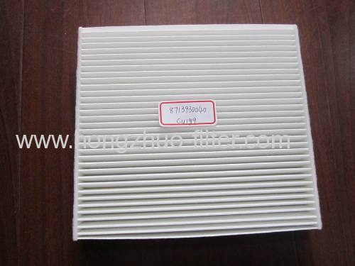 Best cabin filter for TOYOTA from Ningbo factory