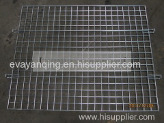 electrogavalnized folding storage cages with space covers