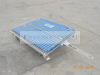 Wire mesh wire mesh container with plastic panels