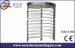 120 degree Pedestrian Entrance full height turnstile with anti - rotation movement