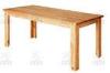 Oak Solid Wood Bedroom Furniture For Portable Rectangle Table , Hard And Stable