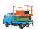 Mobile truck mounted scissor lift , truck mounted lifting equipment for work shop