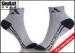 Grey Fashion Spandex / Nylon / Cotton Ankle Socks For Winter , Low Cut Ankle Socks