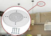 Ceiling & Wall Speaker Grille in Various Colors Ceiling speaker grilles, also known as ceiling speaker grills, are desig