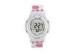 Customized White Lady Wrist Watch Waterproof , LCD Digital Wrist Watch For Girls