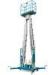 Double Mast 8m Platform Height Aluminum Construction Work Platform for Hotels, Lobby