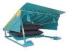 0.6m mechanical hydraulic Mobile Dock Ramp with outriggers , 6000Kg