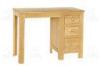 Light Colored Solid Ash Wood Furniture 3 Drawer Writing Table For Children