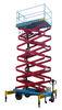 14 meters height mobile hydraulic scissor lift with motorized device loading capacity at 450Kg