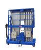 Motorized Device For12 Meters Double Mast Mobile Aluminum Aerial Work Platform With 200Kg Loading Ca