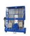 Motorized Device For12 Meters Double Mast Mobile Aluminum Aerial Work Platform With 200Kg Loading Ca