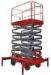 Four Wheel 11 Meters Mobile Scissor Lift , Industrial Scissor Lift Platform 300 Kg Loading