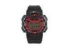 Multifunction Sport Wrist Watch , Hourly Chime LCD Digital Watch For Ladies