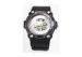Cool Black ABS Plastic Case Analog Watch With Digital Display / EL Backlight