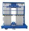 Insulative 12 Meters Lifting Height Quadruple Mast Aerial Work Platform 300Kg Load