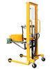 Hoop Type Hydraulic Rotating Forklift Drum Lifter with 400Kg Load , 1.6m Lifting Height