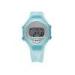 Custom Blue 3 ATM Silicone Digital Watch , Girl Chronograph Wristwatches